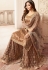 drashti dhami brown jacquard embroidered sharara suit 5406