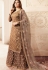 drashti dhami brown jacquard embroidered sharara suit 5406