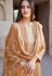 light brown muslin straight palazzo suit 1105