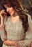 light beige georgette straight palazzo suit 7181