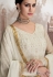 white georgette net embroidered anarkali suit 2004