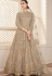 beige georgette embroidered anarkali suit 38044