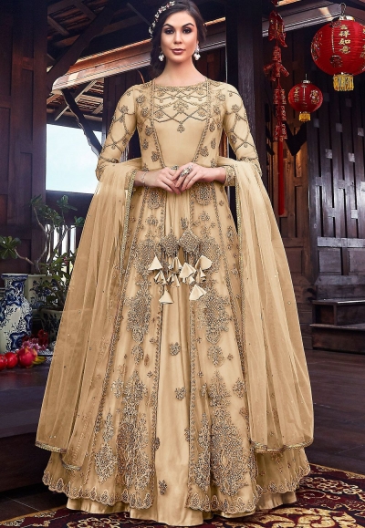 Navy Blue Golden Heavy Embroidered Work Anarkali Suit  Indian Heavy  Anarkali Lehenga Gowns Sharara Sarees Pakistani Dresses in  USAUKCanadaUAE  IndiaBoulevard