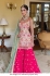 Bollywood Poonams Kaurture inspired Ivory and pink silk sharara