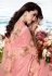 Pink viscose party wear saree 6201