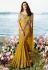 Yellow silk saree with blouse 6205