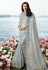 Grey viscose festival wear saree 6206
