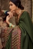 Green silk festival wear saree 94266