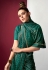 Green lycra festival wear saree 94598