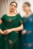 Green chanderi silk festival wear saree 94797