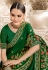 Green silk saree with blouse 2826