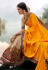 Yellow art silk half n half saree 5899