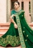 Green silk festival wear saree 1038