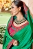 Green silk festival wear saree 1036