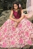 Pink net circular lehenga choli 3609