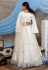 Off white art silk circular lehenga choli 1303