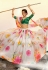 Off white organza circular lehenga choli 4801