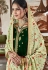 green velvet embroidered palazzo suit 9103