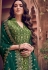 green jacquard embroidered palazzo suit 6703