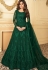 shamita shetty green net abaya style anarkali suit 7174