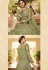 green net embroidered floor length anarkali suit 15034