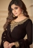 shamita shetty cococola black georgette long kameez lehenga style suit 7142