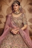 Light brown georgette circular lehenga choli 3805