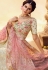 Off white georgette circular lehenga choli 3811