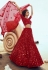 Red net circular lehenga choli 5108