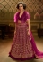 Magenta net designer lehenga choli AD5001