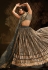 Grey net circular lehenga choli AD5005