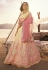 Cream organza circular bridesmaid lehenga choli 5504