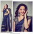 Bollywood Madhuri Dixit inspired georgette ruffle saree