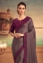 Brown silk party wear saree 25018