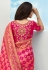 Pink banarasi silk festival wear saree 10100