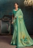 Light green silk saree with blouse 21111