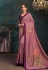 Pink silk stone work saree 21112