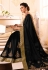 Black silk saree with blouse 318