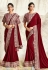 Maroon silk festival wear saree 21008