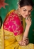Kajal aggarwal yellow art silk festival wear saree 5152
