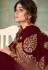 Shamita shetty maroon georgette bollywood anarkali suit 8341