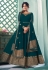 Shamita shetty teal georgette ankle length anarkali suit 8342