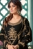 Shamita shetty black georgette long anarkali suit 8340