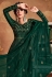 Green net embroidered abaya style anarkali suit 5102