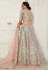 Grey embroidered silk circular lehenga choli 1010A