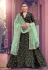 Black lycra party wear lehenga choli 5808