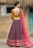 Pink art silk bandhani print chaniya choli 1613