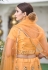 Yellow silk mirror work lehenga choli 1015