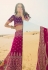 Magenta art silk embroidered lehenga choli 963