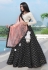 Black bemberg georgette sequins work lehenga choli 1004P